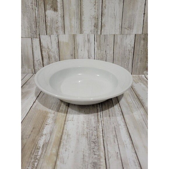 Williams Sonoma Pantry Essentials Large Soup rimmed White Pasta Bowl 10" - Picture 1 of 4